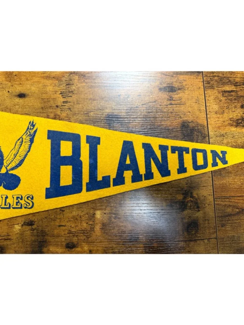 Vintage Blanton Eagles pennant